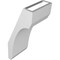 Ekena Millwork 5 1/2-in. W x 6-in. D x 14-in. H Legacy Architectural Grade PVC Knee Brace BRCP055X06X14LEC - alternate 3